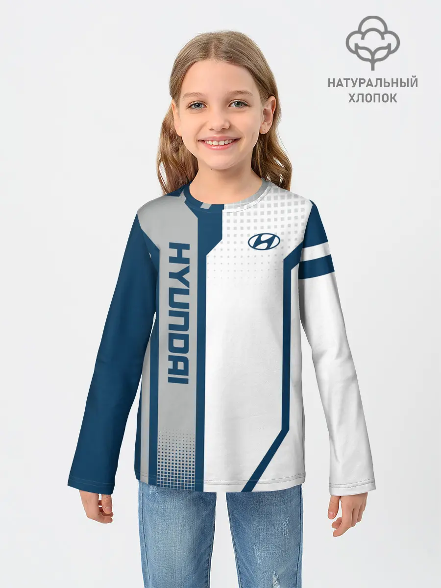 Детский лонгслив / Hyundai Driver team