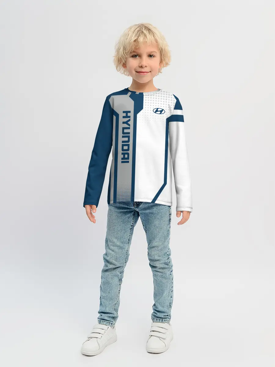 Детский лонгслив / Hyundai Driver team