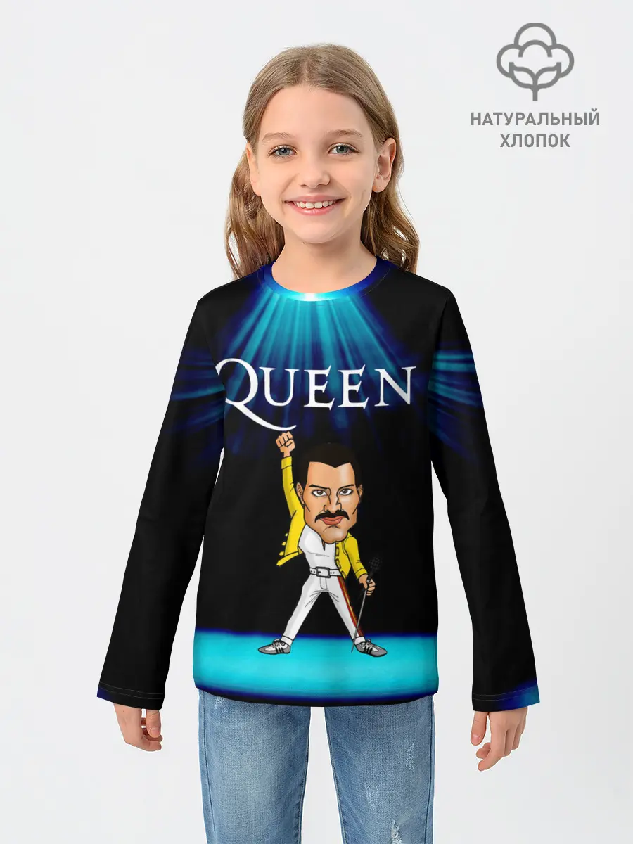 Детский лонгслив / Фреди Меркури