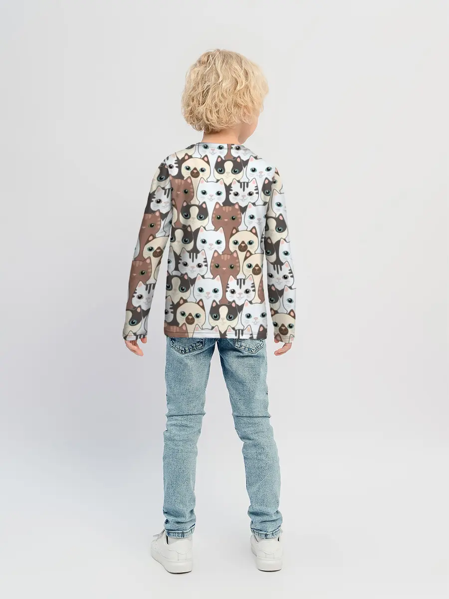 Детский лонгслив / Животные.