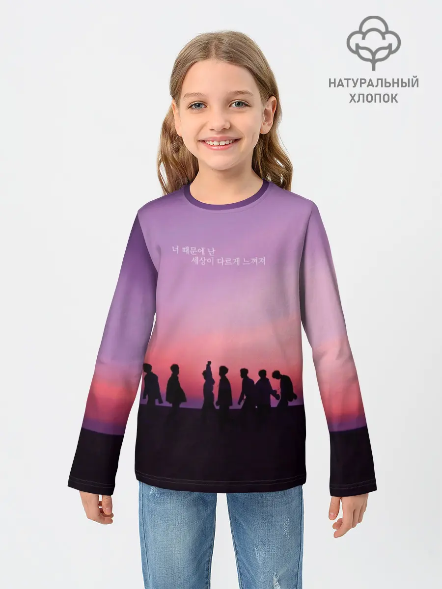 Детский лонгслив / BTS