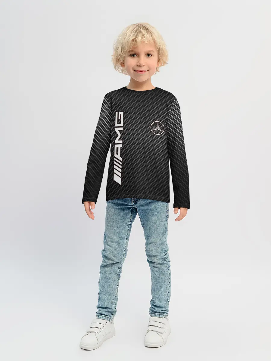 Детский лонгслив / MERCEDES CARBON