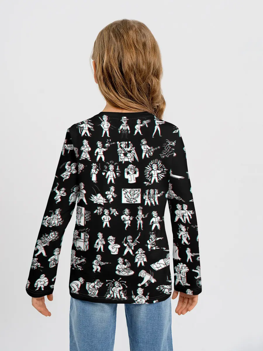 Детский лонгслив / Vault Boy