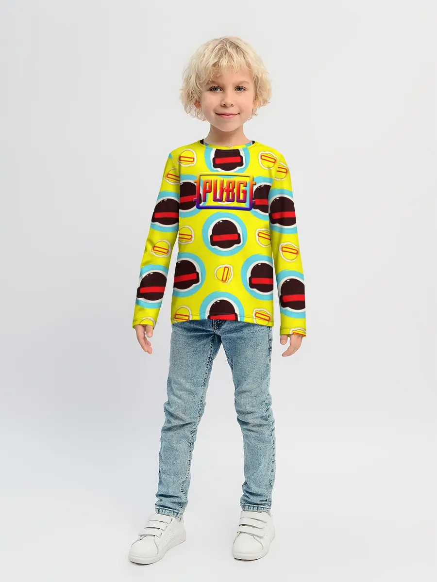 Детский лонгслив / PUBG | YELLOW
