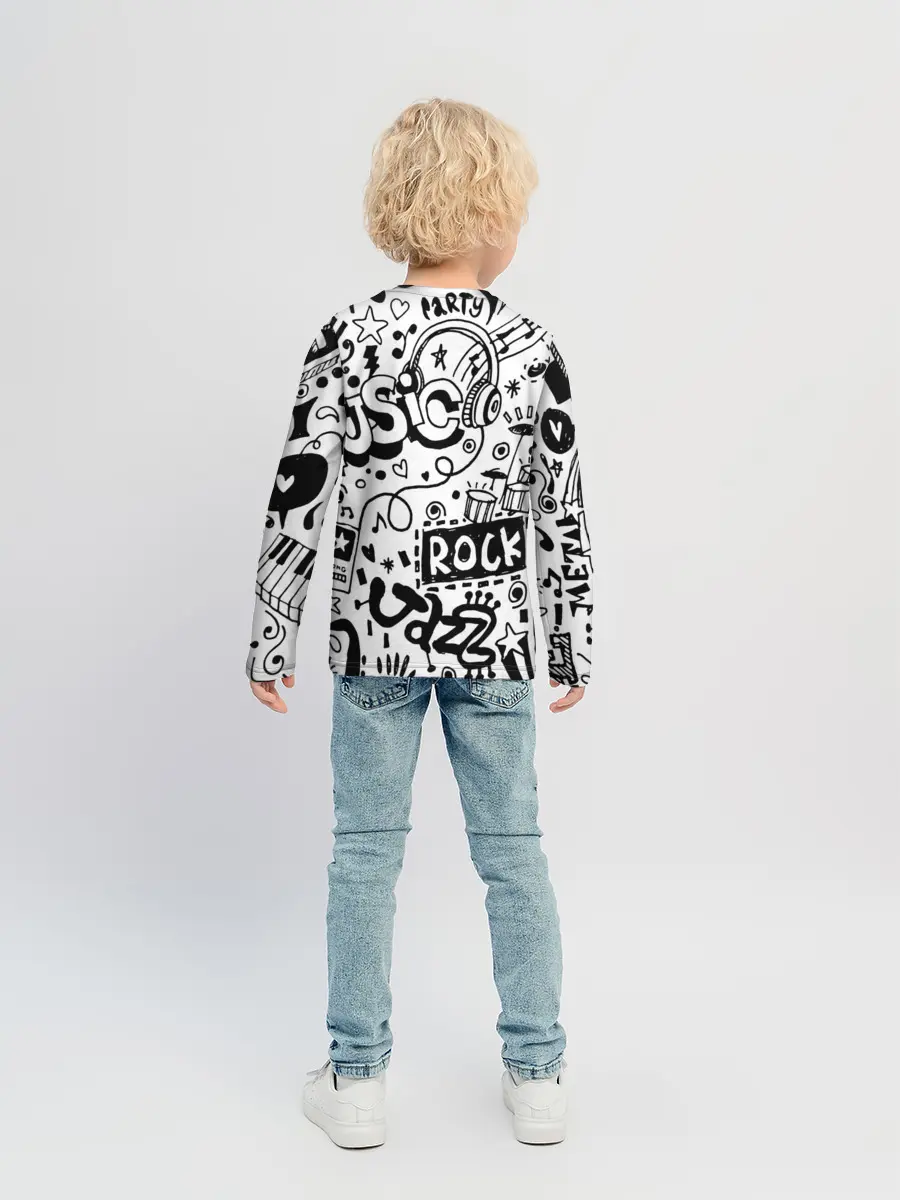 Детский лонгслив / Rock