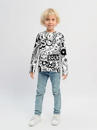 Детский лонгслив / Rock