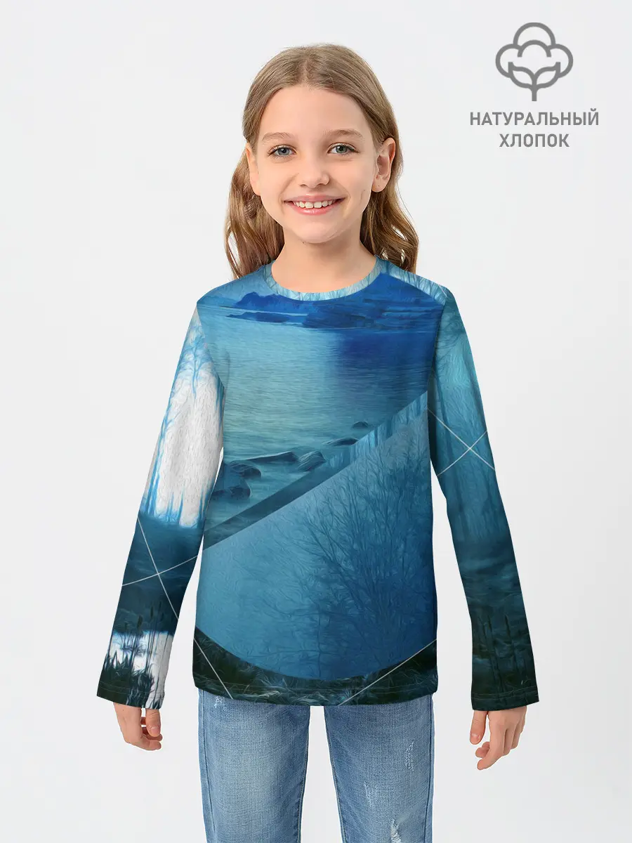 Детский лонгслив / ОЗЕРО