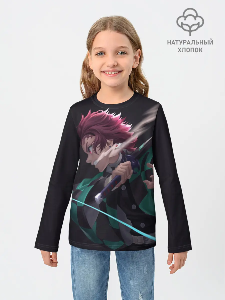 Детский лонгслив / Рассекая ночь