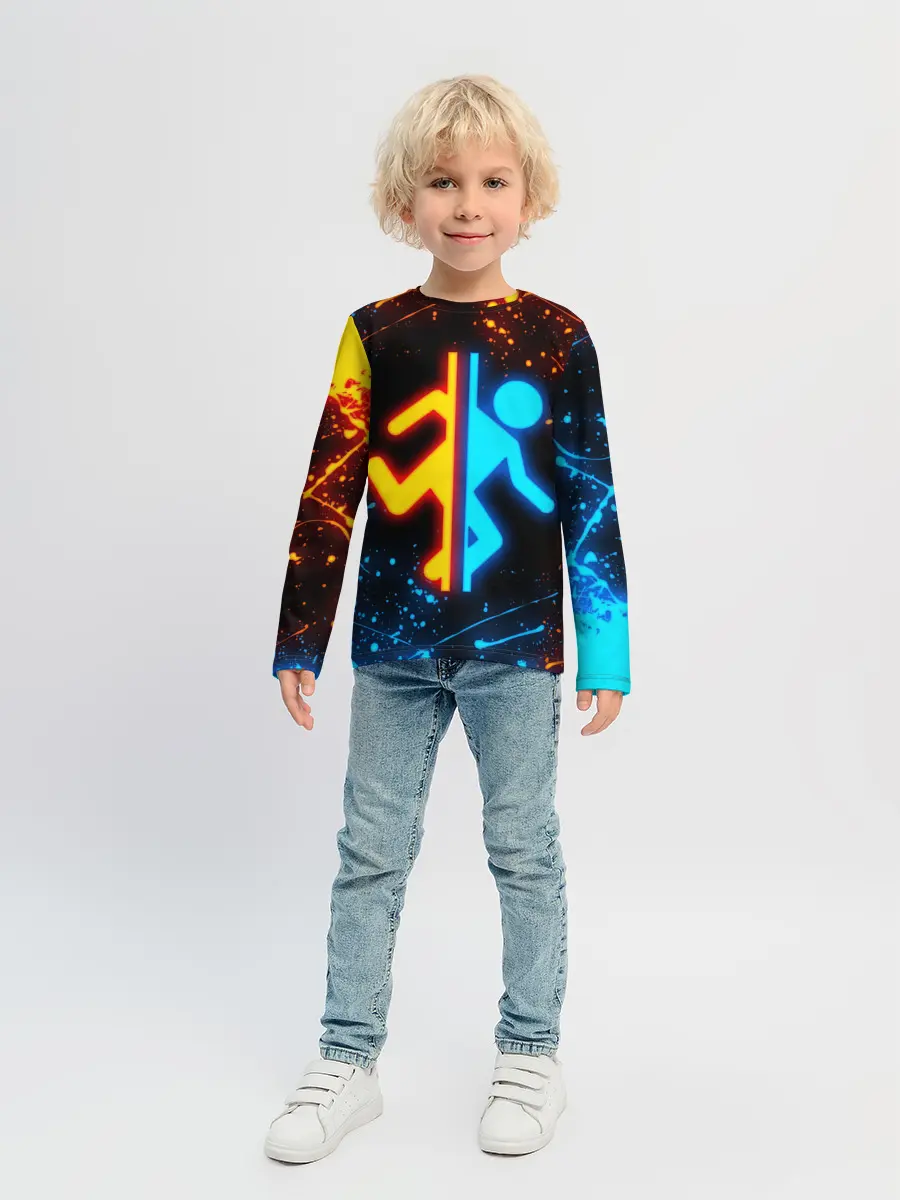 Детский лонгслив / PORTAL 2 | ПОРТАЛ 2