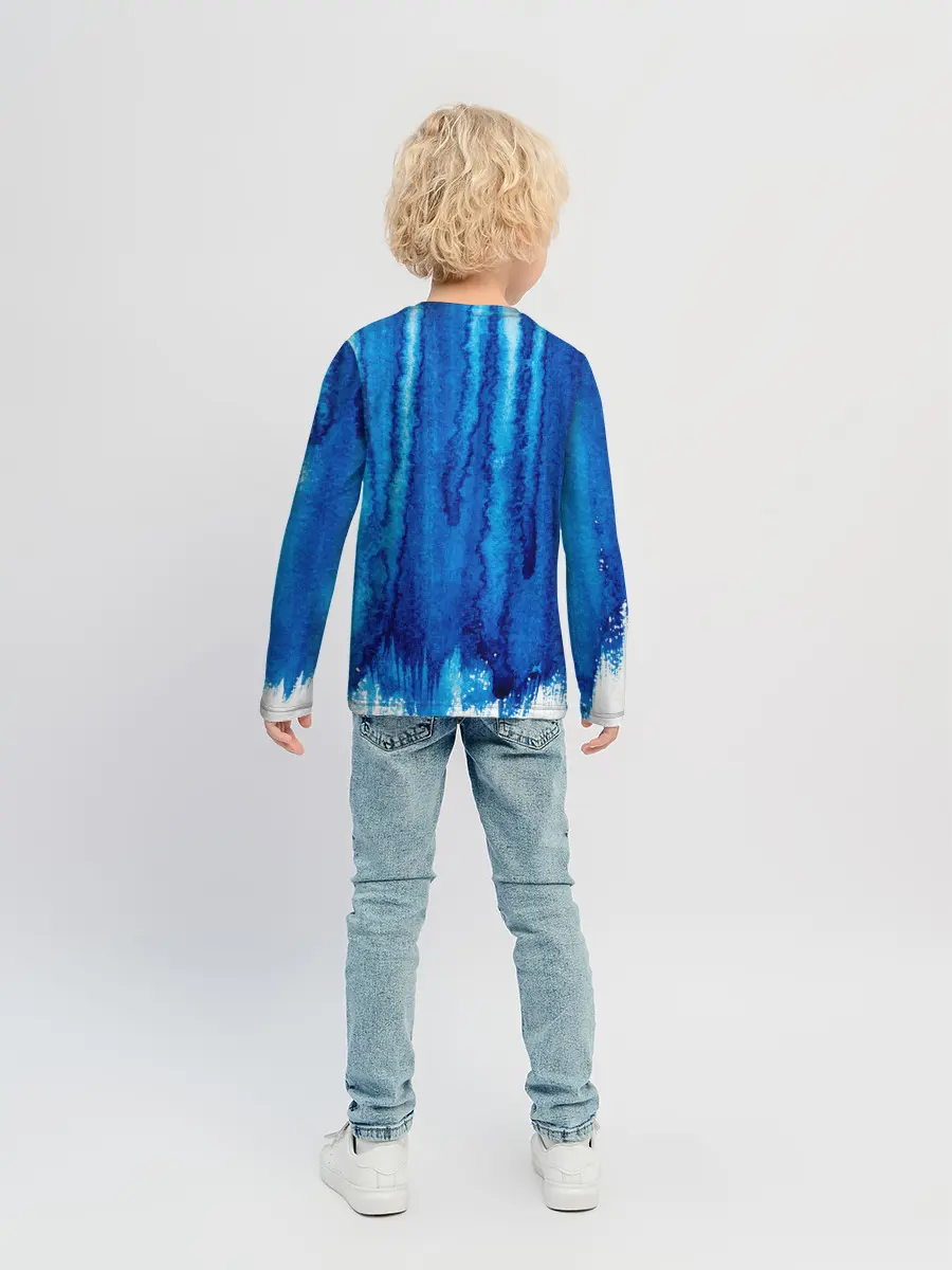 Детский лонгслив / Будь в потоке