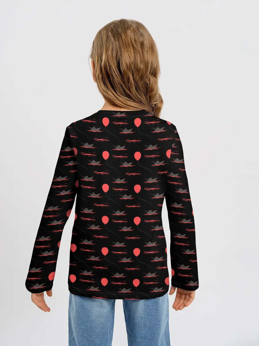 Детский лонгслив / IT Pattern