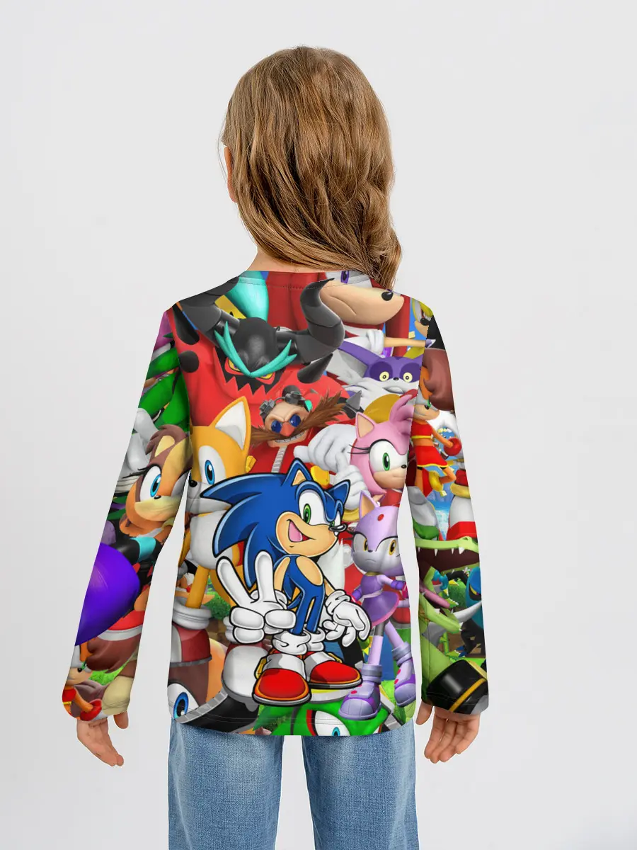 Детский лонгслив / Sonic ПЕРСОНАЖИ