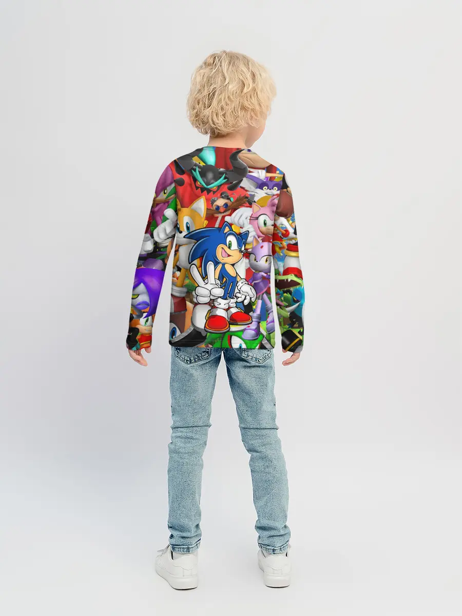 Детский лонгслив / Sonic ПЕРСОНАЖИ