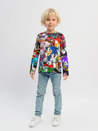Детский лонгслив / Sonic ПЕРСОНАЖИ