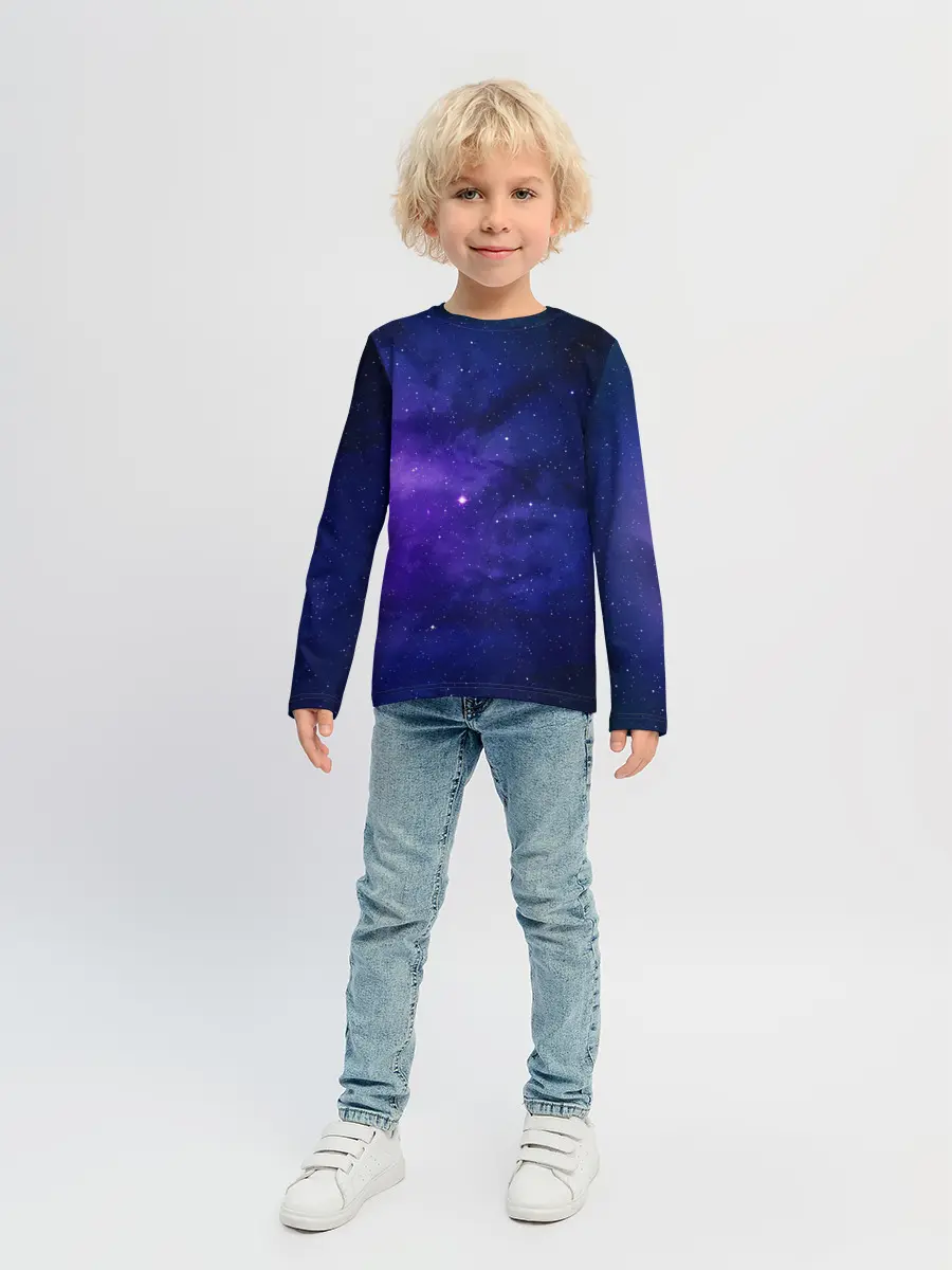 Детский лонгслив / КОСМОС