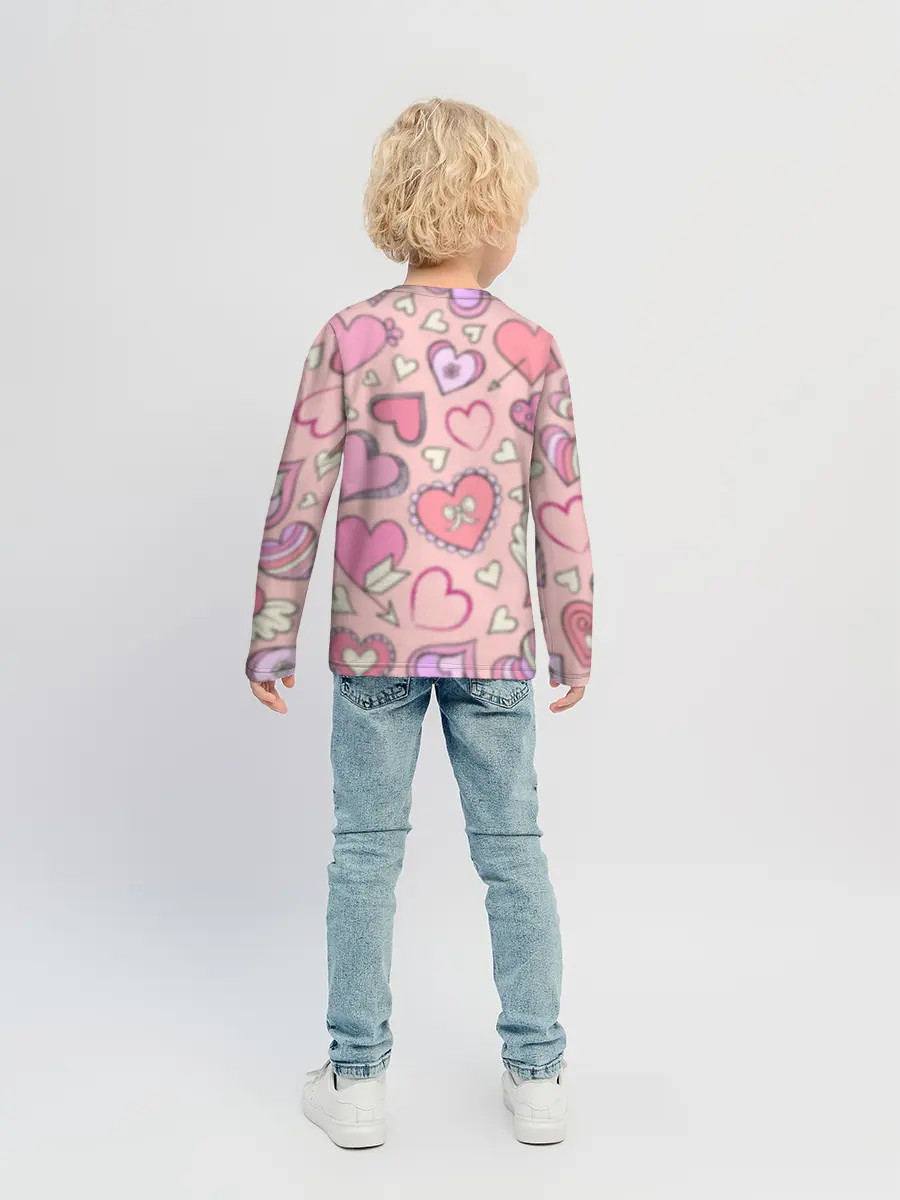 Детский лонгслив / Я ТЕБЯ ЛЮБЛЮ | I LOVE YOU