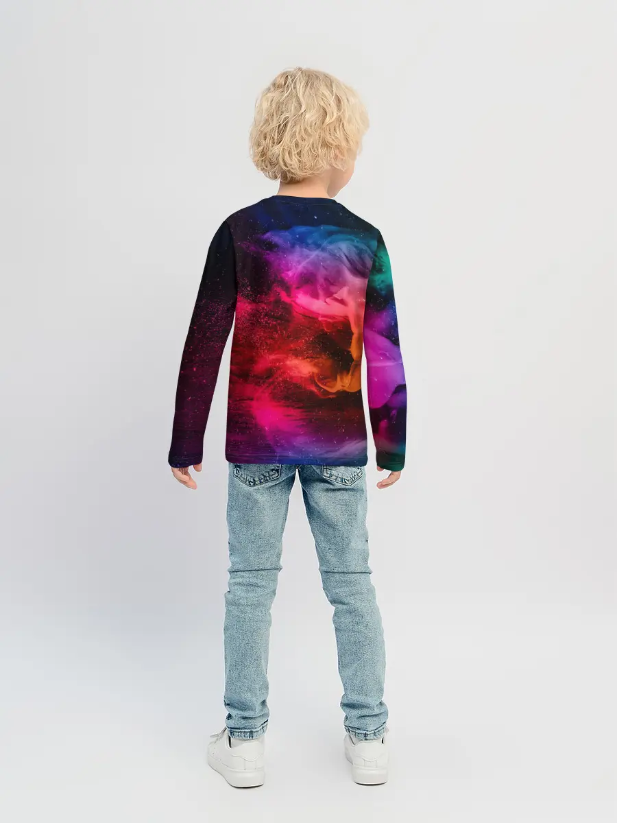 Детский лонгслив / ЦВЕТНОЙ ДЫМ