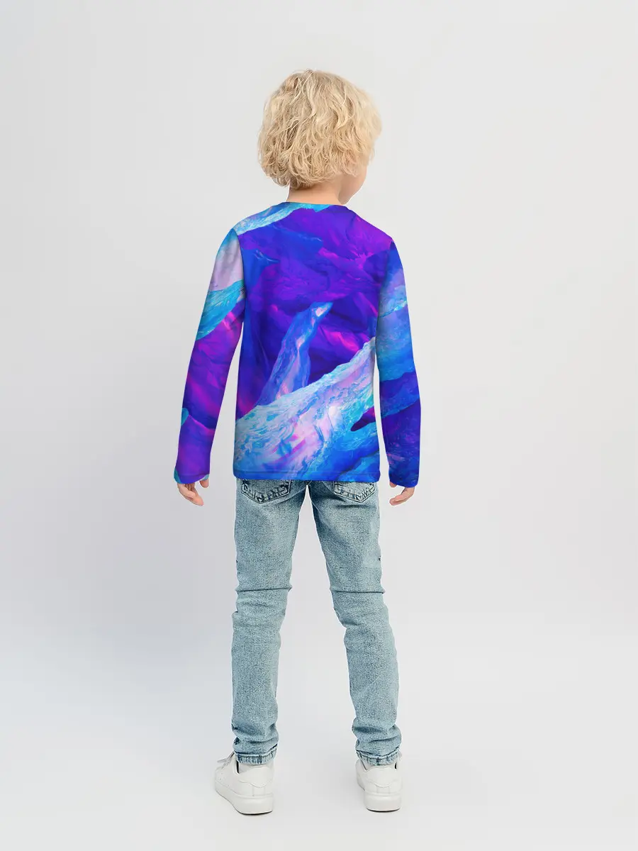 Детский лонгслив / ЛЕДЯНОЙ НЕОН