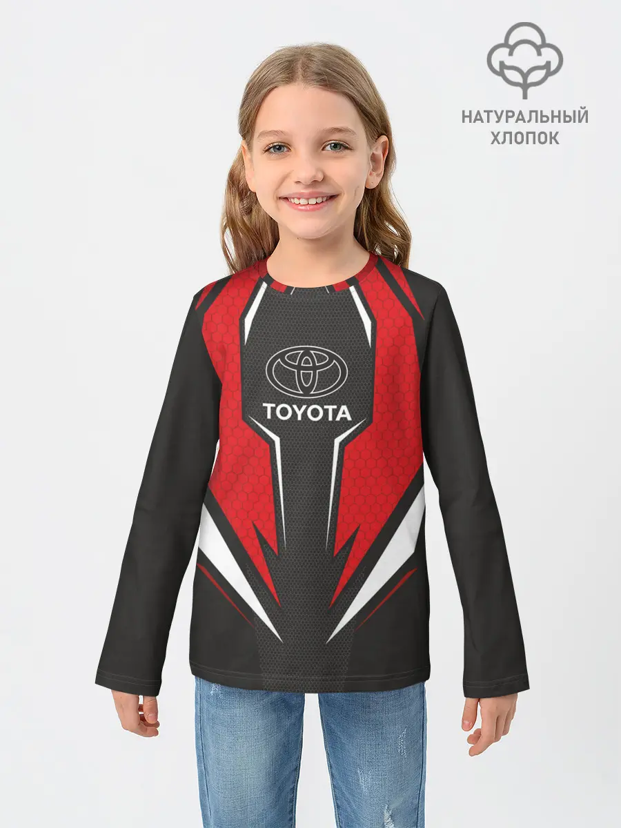 Детский лонгслив / Toyota Driver team Red