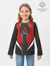 Детский лонгслив / Mitsubishi Driver team Red
