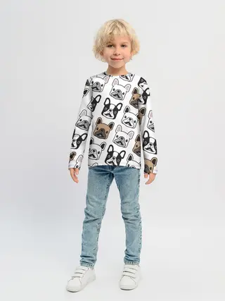 Детский лонгслив / БОСТОН ТЕРЬЕР | BOSTON TERRIER