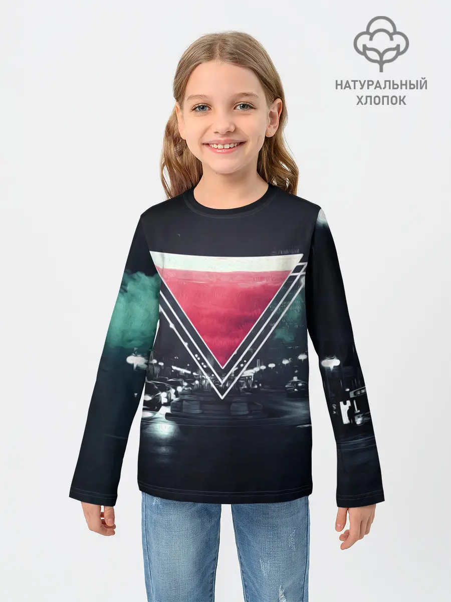 Детский лонгслив / MUSIC