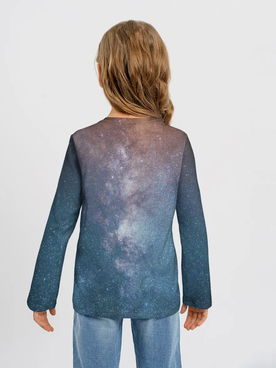 Детский лонгслив / Космос