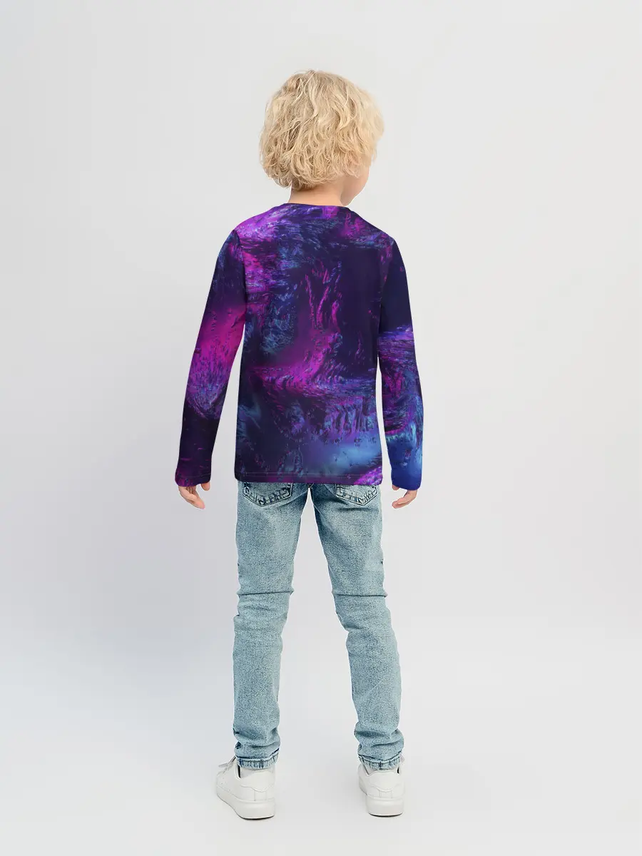 Детский лонгслив / Неон