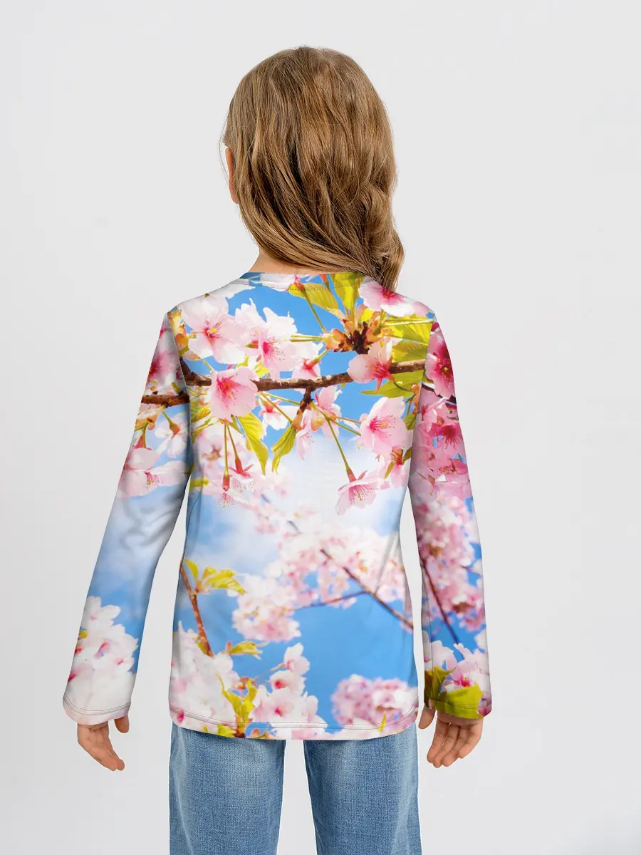 Детский лонгслив / Сакура