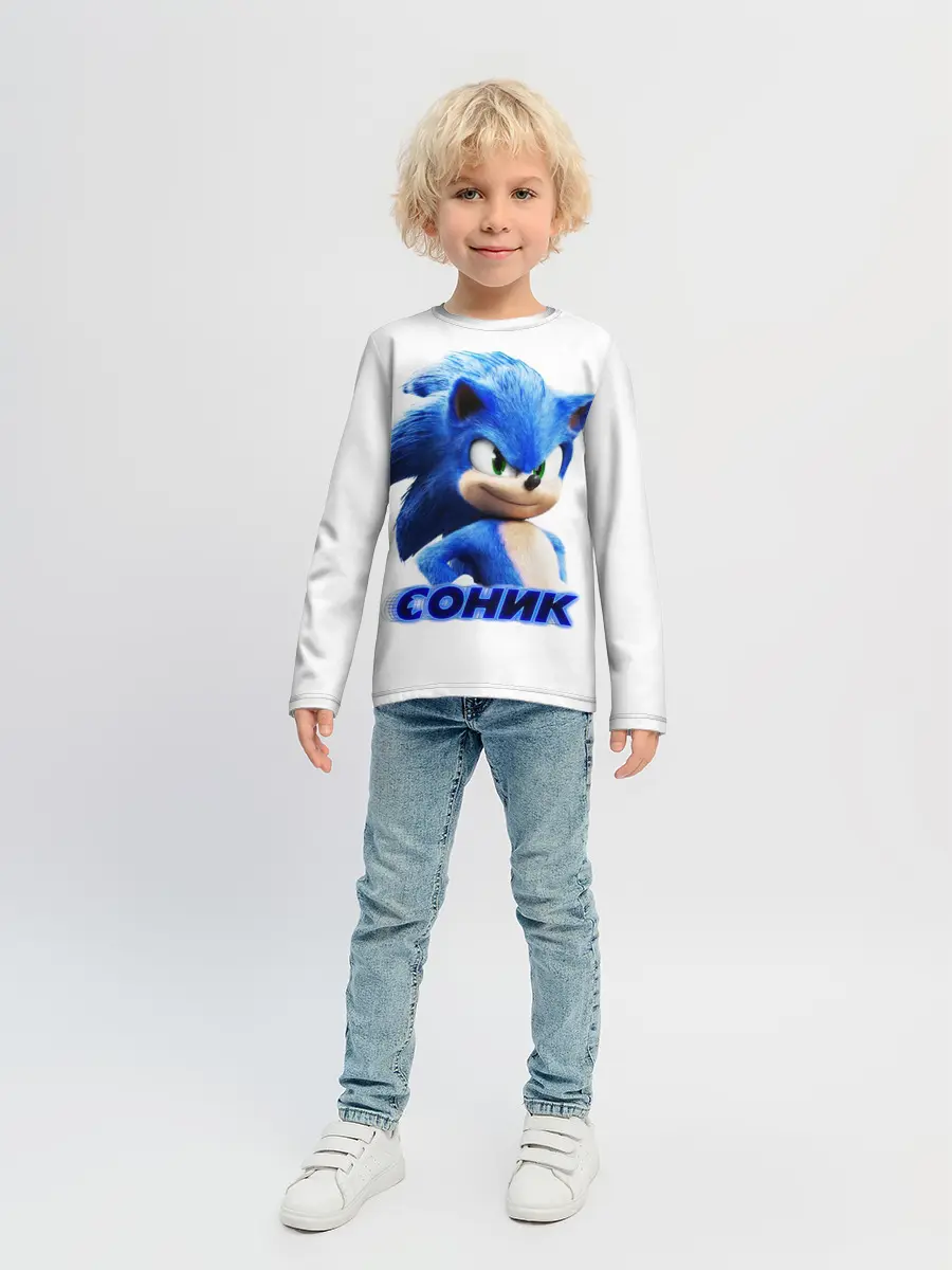 Детский лонгслив / SONIC