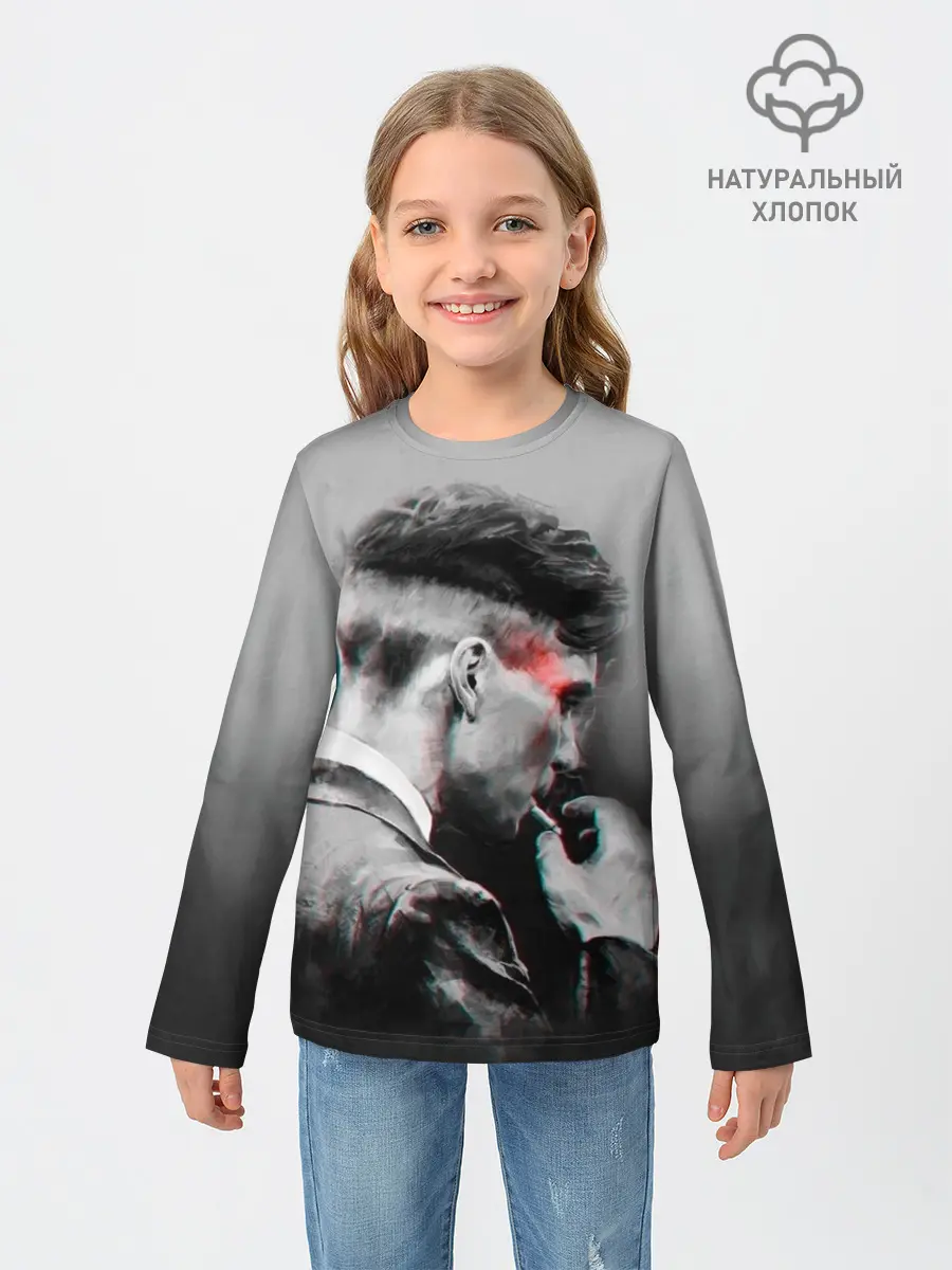 Детский лонгслив / Thomas Shelby 3D