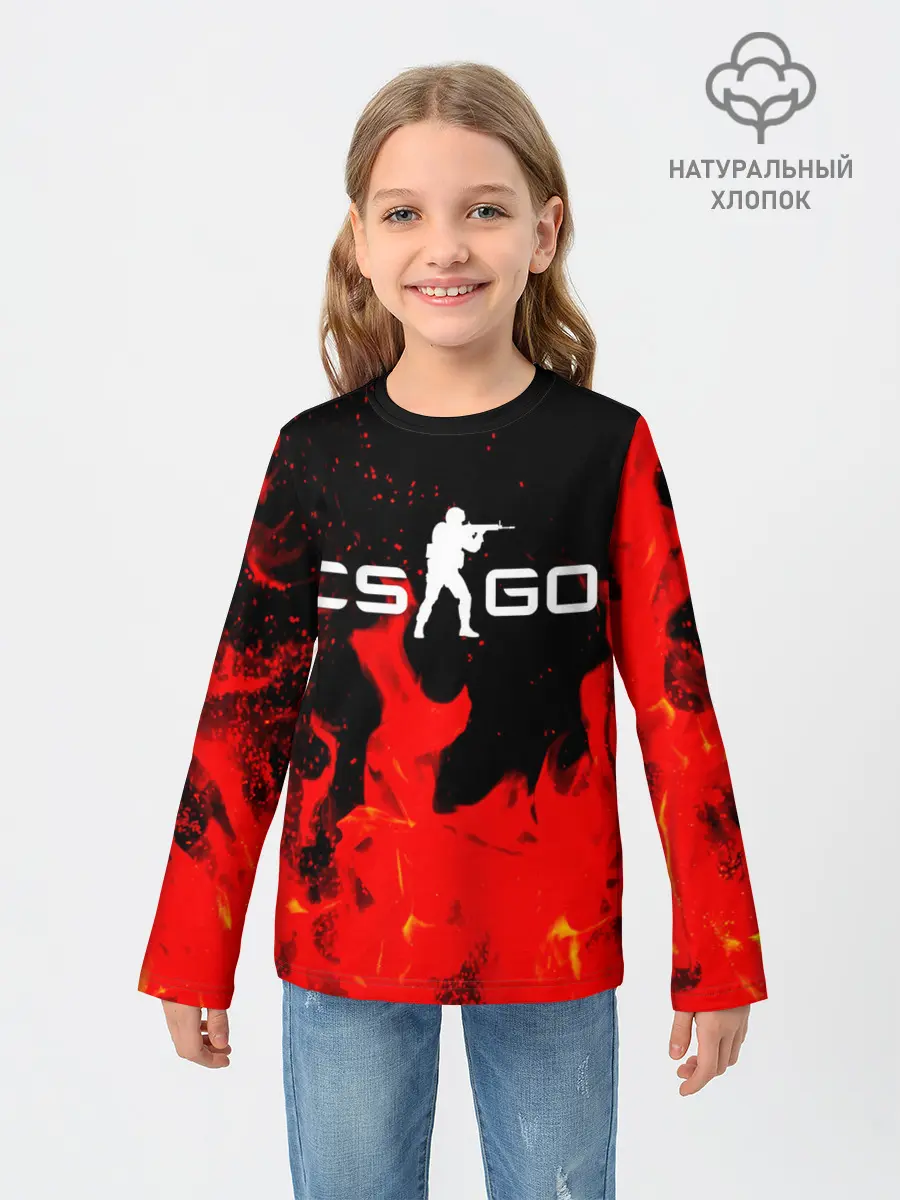 Детский лонгслив / CS:GO