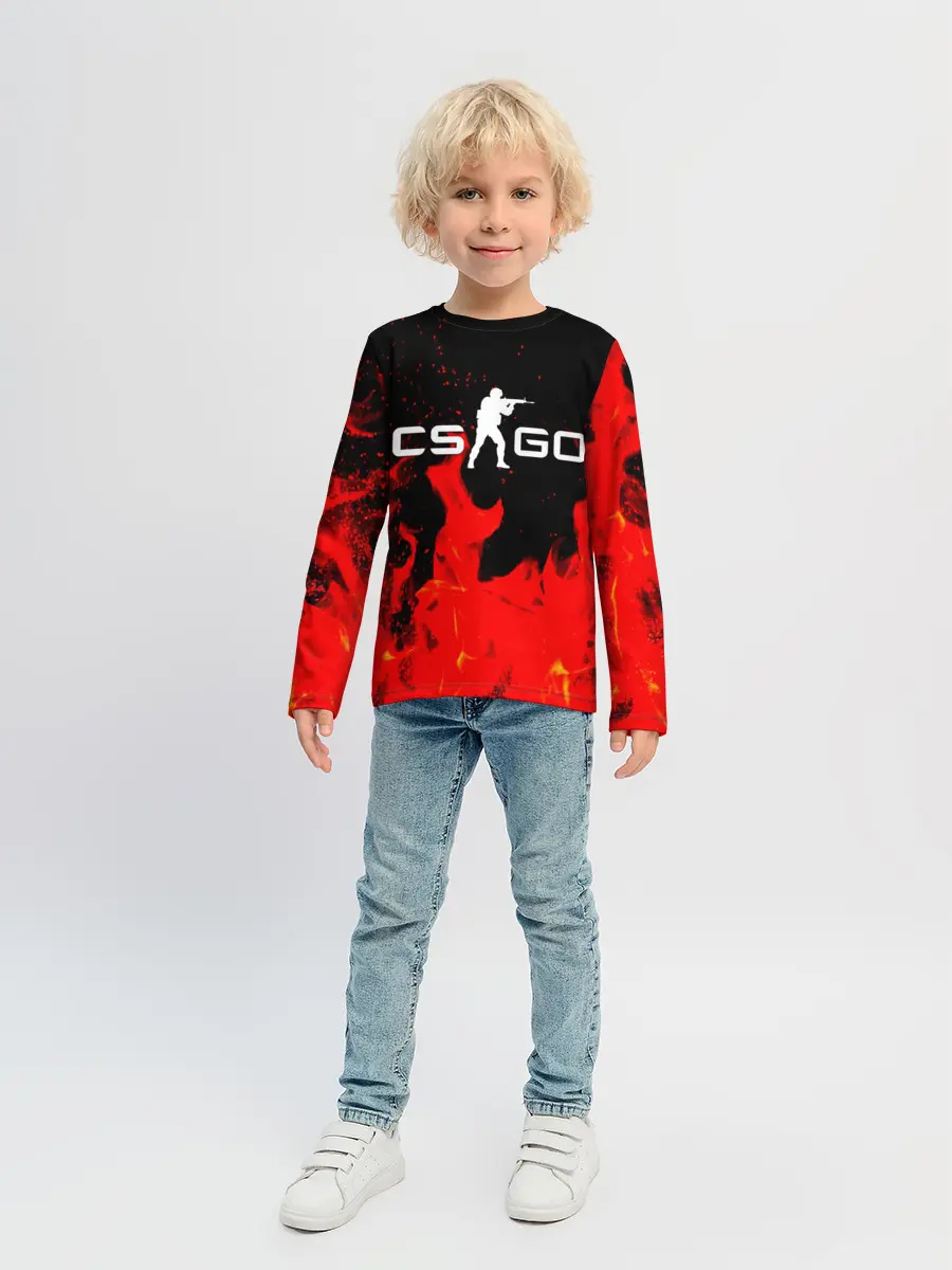 Детский лонгслив / CS:GO