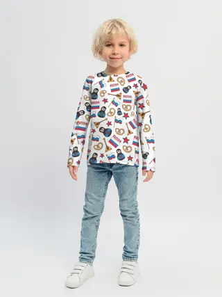 Детский лонгслив / РОССИЯ УЗОР