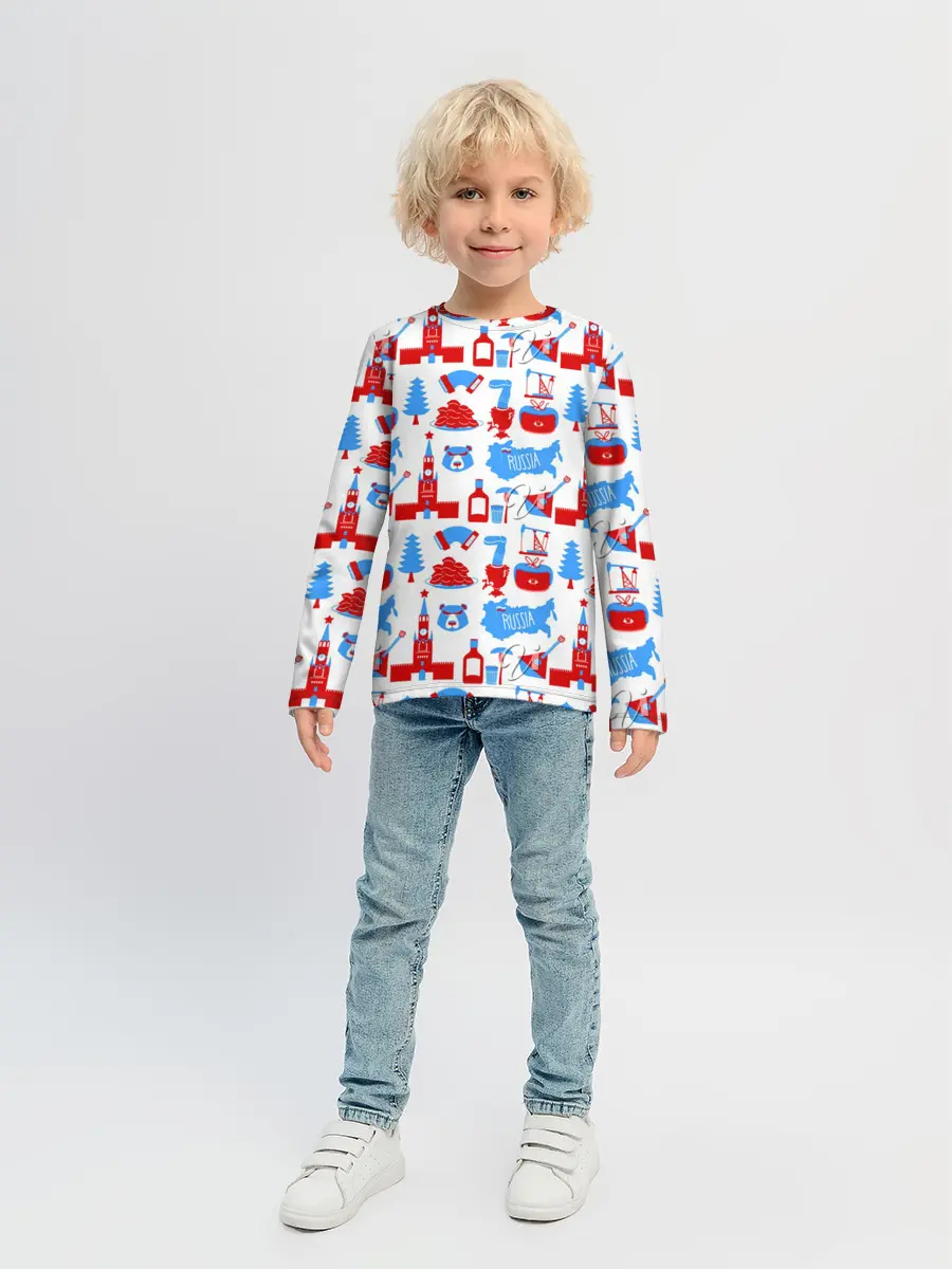 Детский лонгслив / РОССИЯ УЗОР