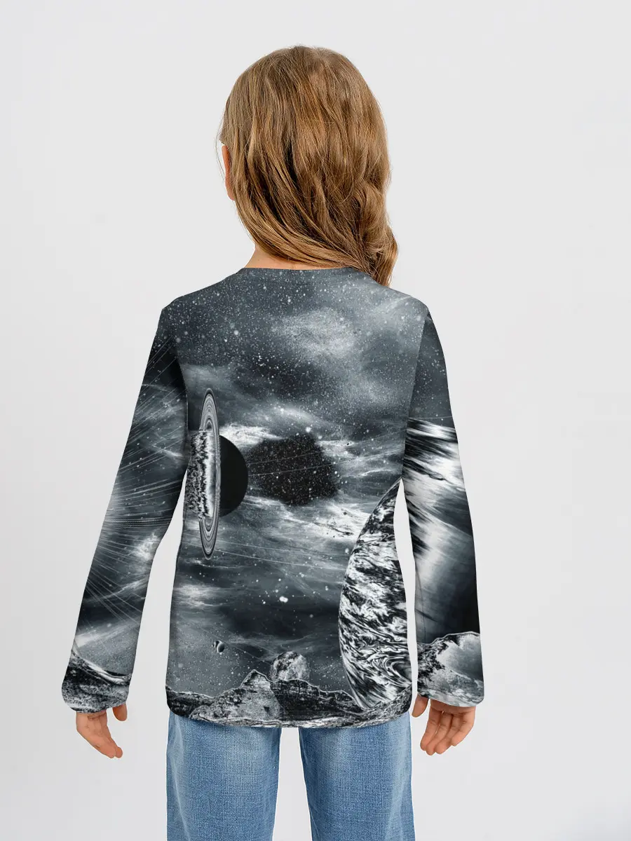 Детский лонгслив / Космос