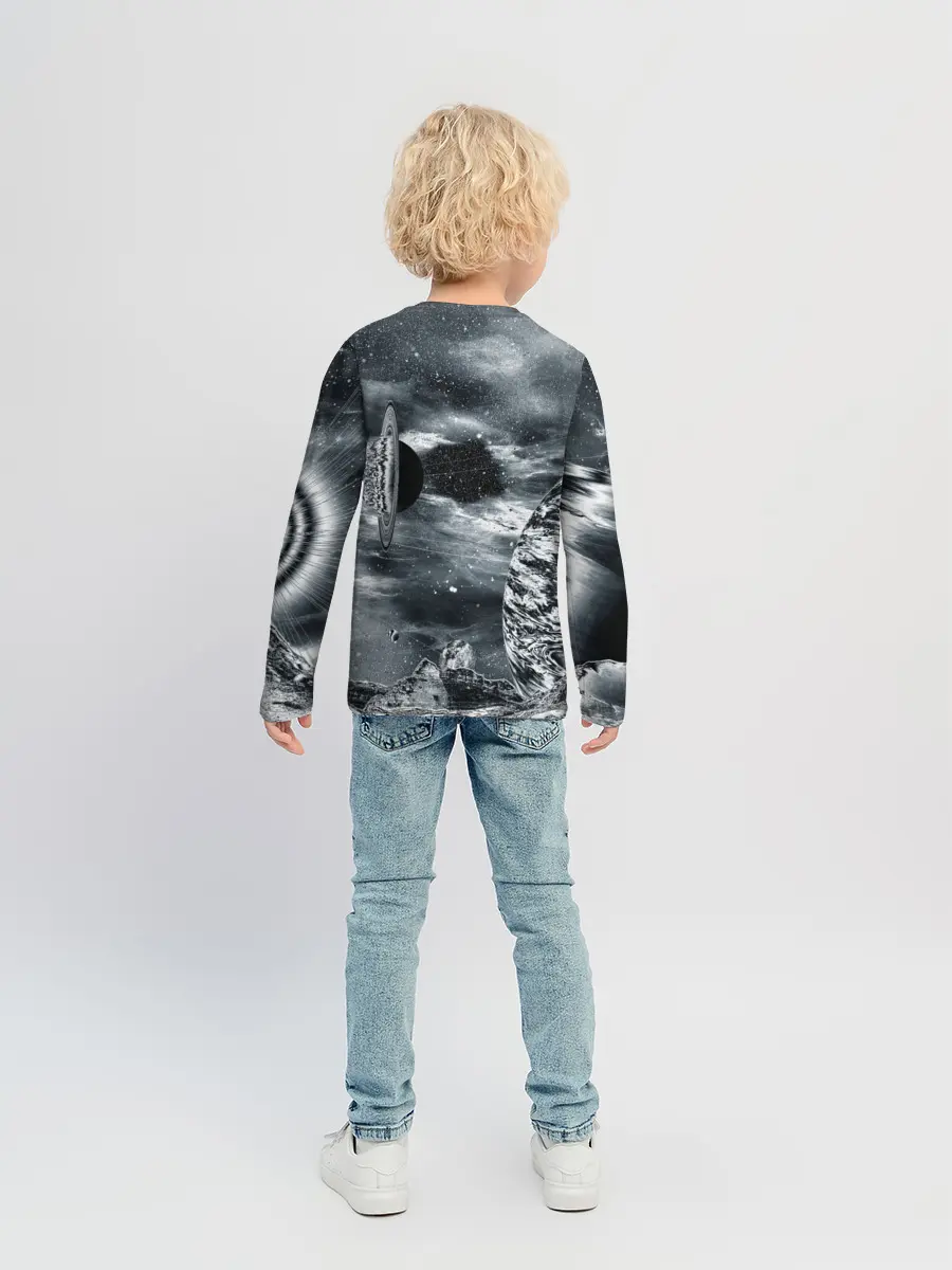 Детский лонгслив / Космос