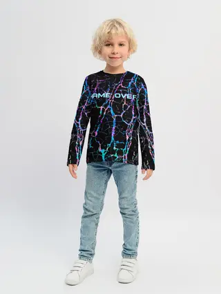 Детский лонгслив / Game Over