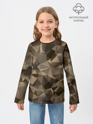 Детский лонгслив / СОВРЕМЕННЫЙ КАМУФЛЯЖ