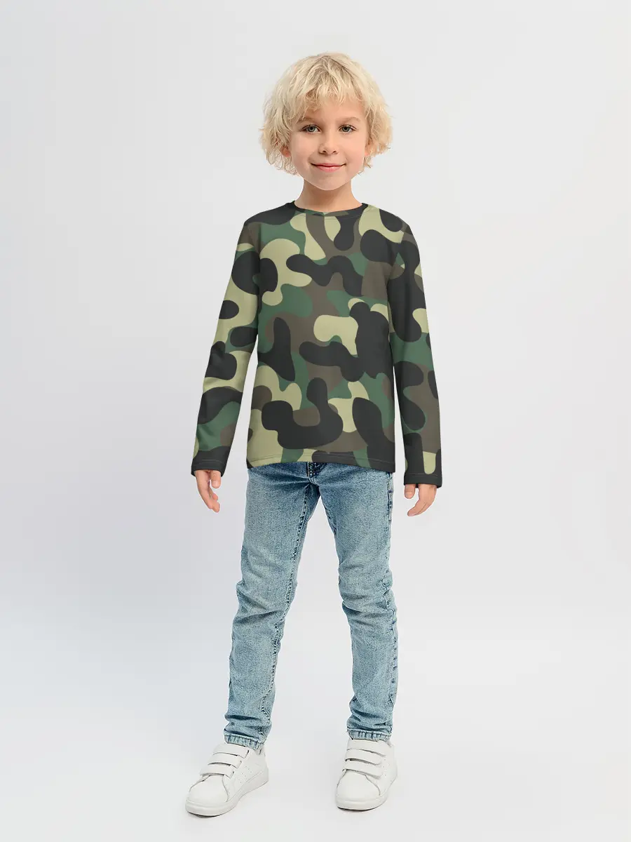 Детский лонгслив / КАМУФЛЯЖ