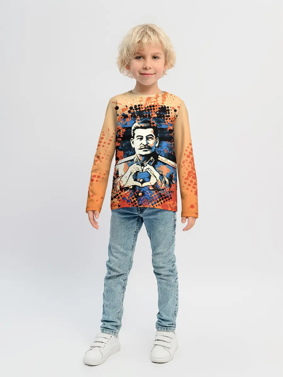 Детский лонгслив / Сталин