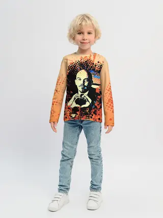 Детский лонгслив / Ленин