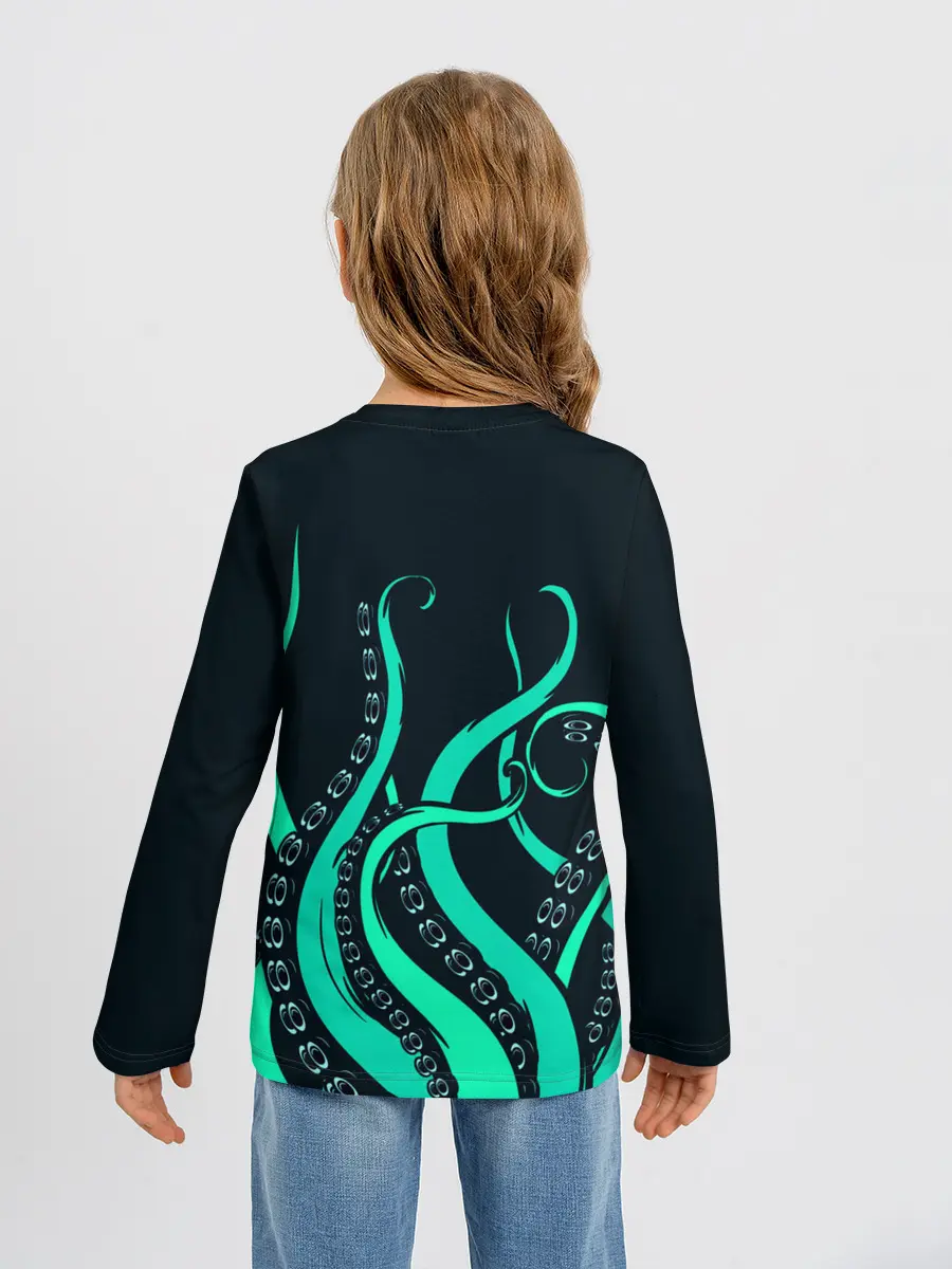 Детский лонгслив / Щупальца осьминога