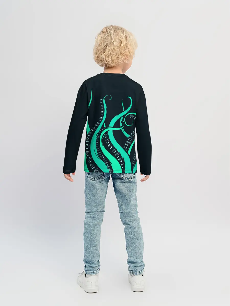 Детский лонгслив / Щупальца осьминога