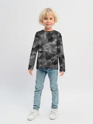 Детский лонгслив / СОВРЕМЕННЫЙ КАМУФЛЯЖ