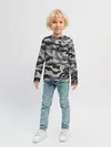 Детский лонгслив / КАМУФЛЯЖ GRAY