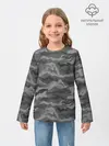Детский лонгслив / КАМУФЛЯЖ GREY