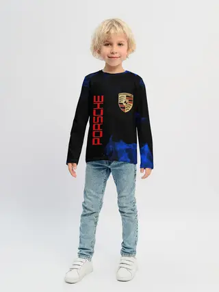 Детский лонгслив / porsche