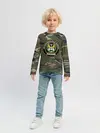 Детский лонгслив / Автомобильные войска камуфляж