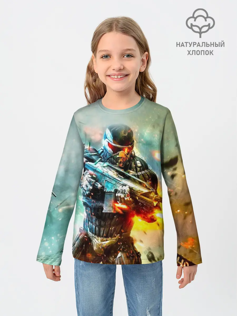 Детский лонгслив / CRYSIS